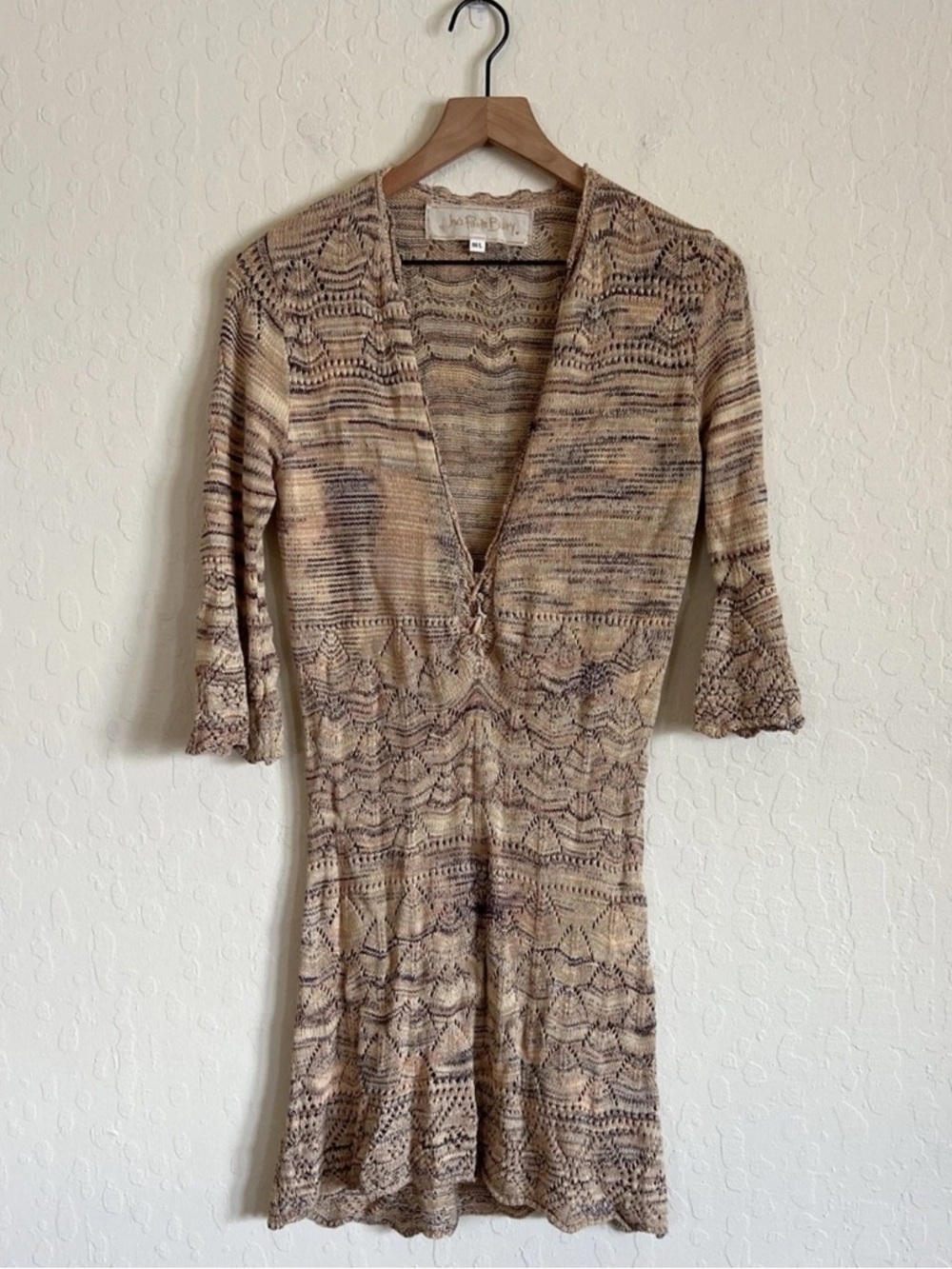JENS PIRATE BOOTY MISSONI STYLE KNIT DRESS REVOLVE CULT GAIA ETERNE VINTAGE BOHO - Picture 3 of 15